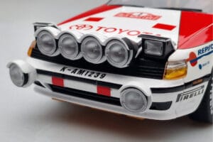 Toyota Celica GT-Four ST165 #2 C. Sainz / L. Moya Winner Rally Monte Carlo 1991 Kyosho 1:18 08961B Métal Moulé — image 7 sur 12