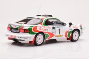 Toyota Celica Turbo 4WD ST185 #1 J. Kankkunen / J. Piironen Safari Rally 1993 IXO 1:18 18RMC150A Métal Moulé — image 2 sur 6