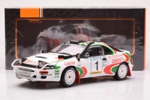 Toyota Celica Turbo 4WD ST185 #1 J. Kankkunen / J. Piironen Safari Rally 1993 IXO 1:18 18RMC150A Métal Moulé — image 6 sur 6