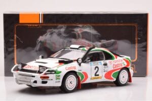 Toyota Celica Turbo 4WD ST185 #2 M. Alén / I. Kivimäki Safari Rally 1993 IXO 1:18 18RMC150B Métal Moulé — image 6 sur 6