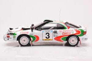 Toyota Celica Turbo 4WD ST185 #3 I. Duncan / R. Virtanen Safari Rally 1994 IXO 1:18 18RMC150C Métal Moulé — image 3 sur 6