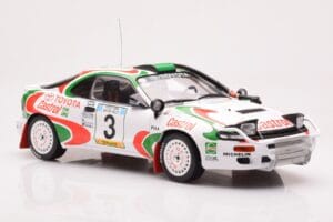 Toyota Celica Turbo 4WD ST185 #3 I. Duncan / R. Virtanen Safari Rally 1994 IXO 1:18 18RMC150C Métal Moulé — image 4 sur 6
