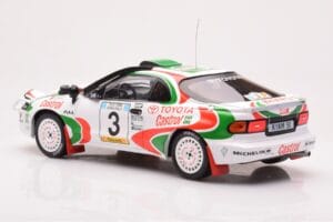 Toyota Celica Turbo 4WD ST185 #3 I. Duncan / R. Virtanen Safari Rally 1994 IXO 1:18 18RMC150C Métal Moulé — image 5 sur 6