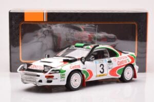 Toyota Celica Turbo 4WD ST185 #3 I. Duncan / R. Virtanen Safari Rally 1994 IXO 1:18 18RMC150C Métal Moulé — image 6 sur 6