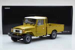 Toyota Land Cruiser 40 4x4 Pickup Olive Kyosho 1:18 08958K Métal Moulé — image 8 sur 8