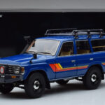 Toyota Land Cruiser 60 Bleu Avec Pièces Optionnelles Kyosho 1:18 - image 11 of 11
