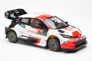 Toyota GR Yaris Rally1 #17 S. Ogier / V. Landais Safari Rally Kenya 2023 IXO 1:18 18RMC173A Métal Moulé — image 4 sur 6