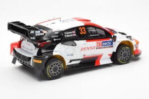 Toyota GR Yaris Rally1 #33 E. Evans / S. Martin Rally Finland 2023 IXO 1:18 18RMC174A Métal Moulé — image 2 sur 6
