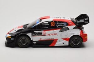 Toyota GR Yaris Rally1 #69 K. Rovanpera / J. Halttunen Rally Monte Carlo World Champion 2023 IXO 1:18 18RMC152B Métal Moulé — image 3 sur 6