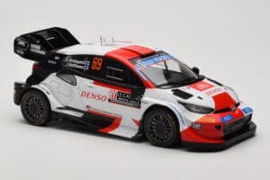 Toyota GR Yaris Rally1 #69 K. Rovanpera / J. Halttunen Rally Monte Carlo World Champion 2023 IXO 1:18 18RMC152B Métal Moulé — image 4 sur 6