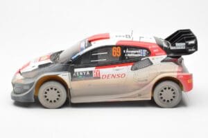 Toyota GR Yaris Rally1 #69 K. Rovanpera / J. Halttunen Safari Rally Kenya 2023 Dirty Version IXO 1:18 18RMC173B Métal Moulé — image 3 sur 6
