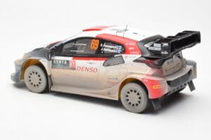 Toyota GR Yaris Rally1 #69 K. Rovanpera / J. Halttunen Safari Rally Kenya 2023 Dirty Version IXO 1:18 18RMC173B Métal Moulé — image 5 sur 6