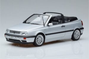Volkswagen Golf Mk3 Cabriolet Argent Norev 1:18 188468 Métal Moulé