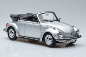 Volkswagen Beetle 1303 Cabriolet Argent Norev 1:18 188530 Métal Moulé — image 4 sur 6