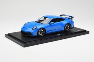 Porsche 911 992 GT3 Shark Bleu Minichamps 1:18 WAP0211490M003 Résine