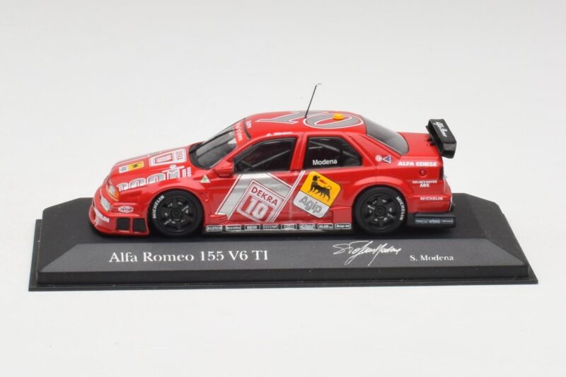 Alfa Romeo 155 V6 TI #10 Team Alfa Corse Modena DTM 1994 Minichamps 1:43 430940210 Métal Moulé