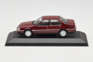 Alfa Romeo 164 3.0 Super V6 Rouge Foncé Minichamps 1:43 436120700 Métal Moulé