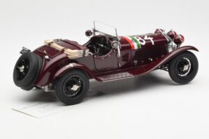 Alfa Romeo 1750 GS Spider #84 T. Nuvolari / B. Guidotti Mille Miglia Winner 1930 CMC 1:18 M-141 Métal Moulé — image 2 sur 6