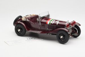 Alfa Romeo 1750 GS Spider #84 T. Nuvolari / B. Guidotti Mille Miglia Winner 1930 CMC 1:18 M-141 Métal Moulé — image 4 sur 6