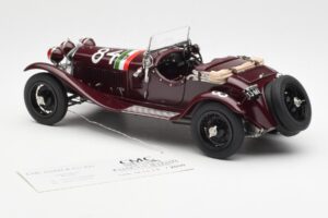 Alfa Romeo 1750 GS Spider #84 T. Nuvolari / B. Guidotti Mille Miglia Winner 1930 CMC 1:18 M-141 Métal Moulé — image 5 sur 6