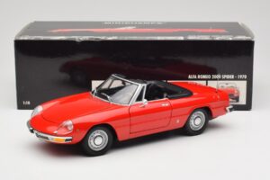 Alfa Romeo 2000 Spider Rouge Minichamps 1:18 180120930 Métal Moulé — image 8 sur 8