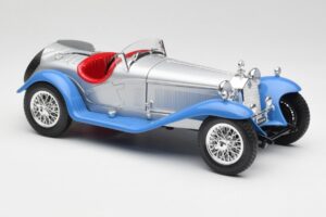 Alfa Romeo 2300 Spider Bleu Argenté Bburago 1:18 3008 Métal Moulé — image 6 sur 8