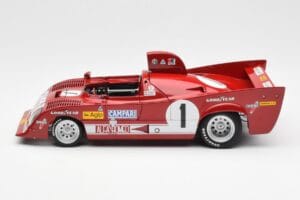 Alfa Romeo 33TT 12 #1 A. Merzario / J. Laffite 1000km Nurburgring Winner 1975 AUTOart 1:18 87505 Métal Moulé — image 4 sur 8