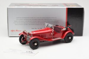 Alfa Romeo 6C 1750 GS Spider Rouge Bordeaux CMC 1:18 M-138 Métal Moulé — image 6 sur 6