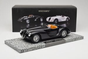 Alfa Romeo 6C 2500 SS Corsa Spider Noir Minichamps 1:18 107120231 Métal Moulé — image 6 sur 6