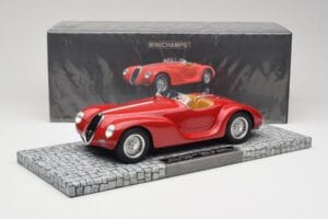 Alfa Romeo 6C 2500 SS Corsa Spider Rouge Minichamps 1:18 107120230 Résine — image 6 sur 6