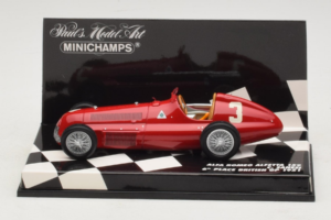 Alfa Romeo 159 Alfetta #3 C. Sanesi 6th Place British GP 1951 Minichamps 1:43 400511203 Métal Moulé