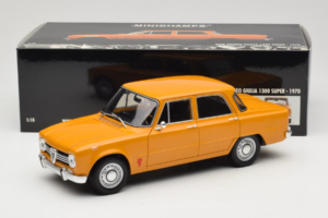 Alfa Romeo Giulia 1300 Super Orange Minichamps 1:18 180120900 Métal Moulé — image 8 sur 8