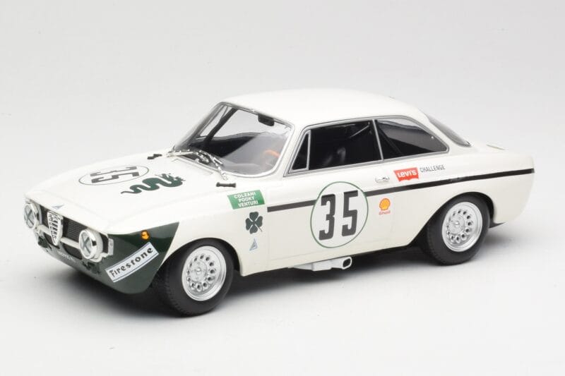 Alfa Romeo GTA 1300 Junior #35 C. Colzani / Pooky / G. Venturi 4 Hours of Jarama 1972 Minichamps 1:18 155721235 Métal Moulé