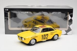 Alfa Romeo GTA 1300 #102 Squadra Corse R. Zanetti / M. Ruspa / Monzeglio Targa Florio 1971 Minichamps 1:18 155711202 Métal Mo — image 6 sur 6