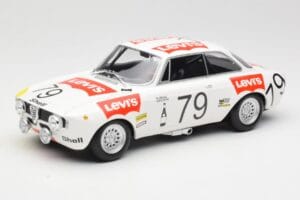 Alfa Romeo GTA 1300 #79 H. Rubens / C. Van Ryn 24 Hours of Spa 1971 Minichamps 1:18 155711279 Métal Moulé