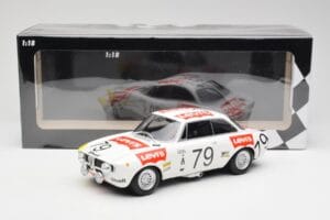 Alfa Romeo GTA 1300 #79 H. Rubens / C. Van Ryn 24 Hours of Spa 1971 Minichamps 1:18 155711279 Métal Moulé — image 6 sur 6