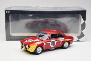 Alfa Romeo GTA 1300 #83 Autodelta C. Facetti / S. Truci 24 Hours of Spa 1972 Minichamps 1:18 155722283 Métal Moulé — image 6 sur 6