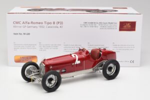 Alfa Romeo P3 #2 R. Caracciola German GP Winner 1932 CMC 1:18 M-220 Métal Moulé — image 6 sur 6