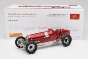 Alfa Romeo P3 #6 R. Caracciola Monza GP Winner 1932 CMC 1:18 M-221 Métal Moulé — image 6 sur 6