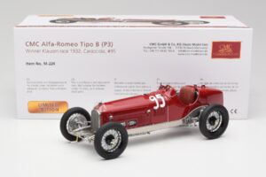 Alfa Romeo P3 #95 R. Caracciola Klausen Pass Hillclimb Winner 1932 CMC 1:18 M-224 Métal Moulé — image 6 sur 6