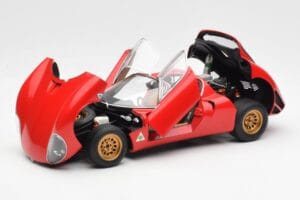 Alfa Romeo 33 Stradale Rouge AUTOart 1:18 70191 Métal Moulé — image 2 sur 8