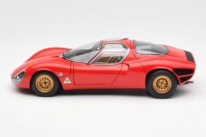 Alfa Romeo 33 Stradale Rouge AUTOart 1:18 70191 Métal Moulé — image 4 sur 8