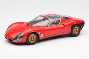 Alfa Romeo 33 Stradale Rouge AUTOart 1:18 70191 Métal Moulé