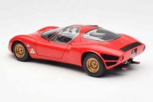 Alfa Romeo 33 Stradale Rouge AUTOart 1:18 70191 Métal Moulé — image 7 sur 8