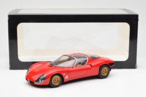 Alfa Romeo 33 Stradale Rouge AUTOart 1:18 70191 Métal Moulé — image 8 sur 8