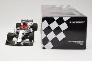 Alfa Romeo Racing C38 #7 K. Raikkonen F1 2019 Minichamps 1:18 110190007 Métal Moulé — image 6 sur 6