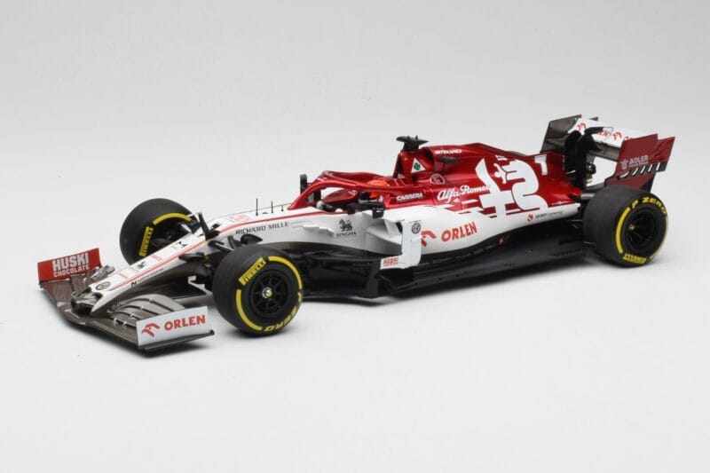 Alfa Romeo Racing C39 #7 K. Raikkonen Austrian GP 2020 Minichamps 1:18 110200107 Métal Moulé