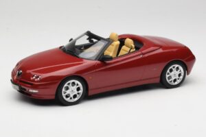 Alfa Romeo Spider 916 Proteo Red Metallic Norev 1:18 187854 Métal Moulé