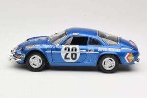 Alpine A110 1600S #28 Alpine-Renault O. Andersson / D. Stone Rally Monte Carlo 1971 Maisto 1:18 56033 Métal Moulé — image 4 sur 8