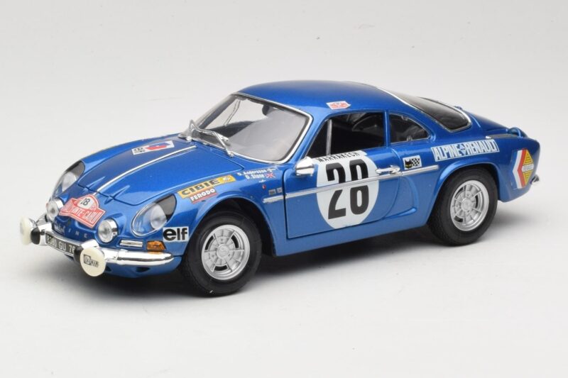 Alpine A110 1600S #28 Alpine-Renault O. Andersson / D. Stone Rally Monte Carlo 1971 Maisto 1:18 56033 Métal Moulé